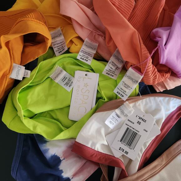 L*Space Bikini Bottoms Size XS Lot of 9 - Picture 11 of 11